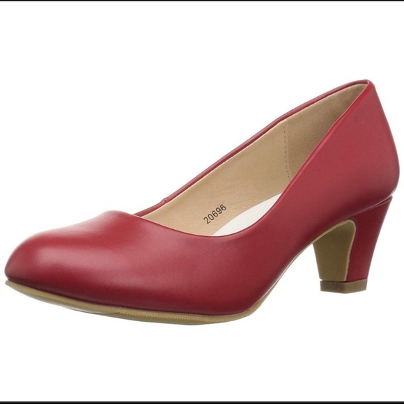 Journee Collection NEW LUU Red Pumps sz 11 - Picture 3 of 12
